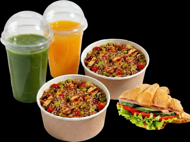 2 Moa Bowls + Сэндвич Pama + 2 Фреша